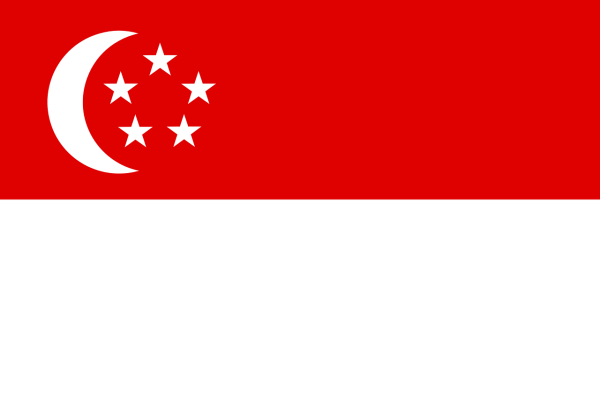 Le drapeau de Singapour