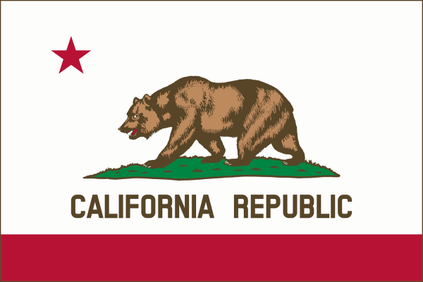 Le drapeau de la Californie