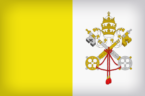 Le drapeau du Vatican